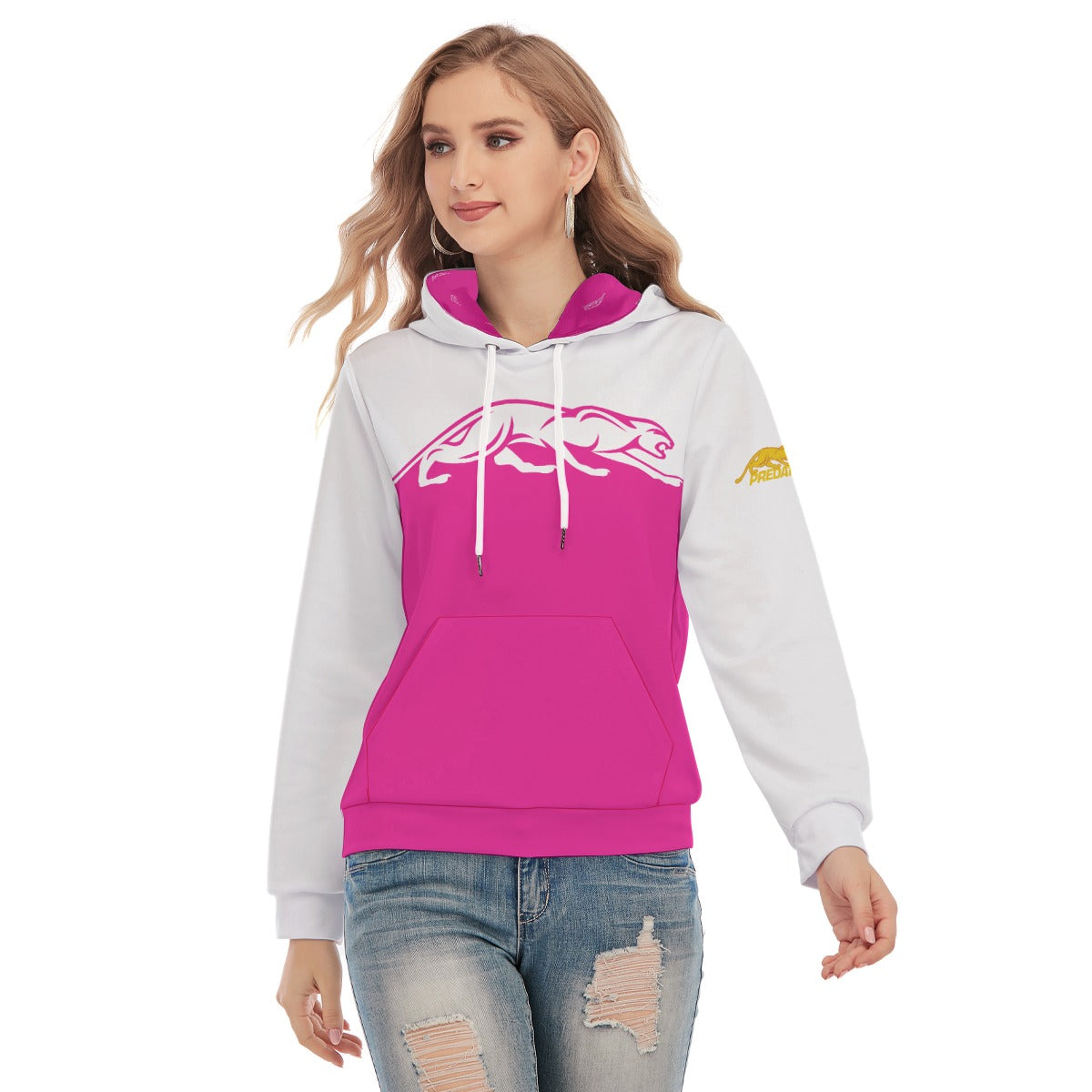 Predator Shadow Pink Women's Lightweight Hoodie