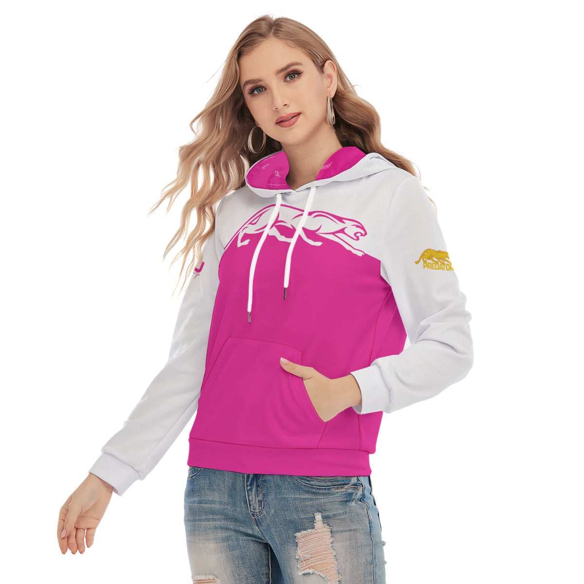 Predator Shadow Pink Women's Lightweight Hoodie