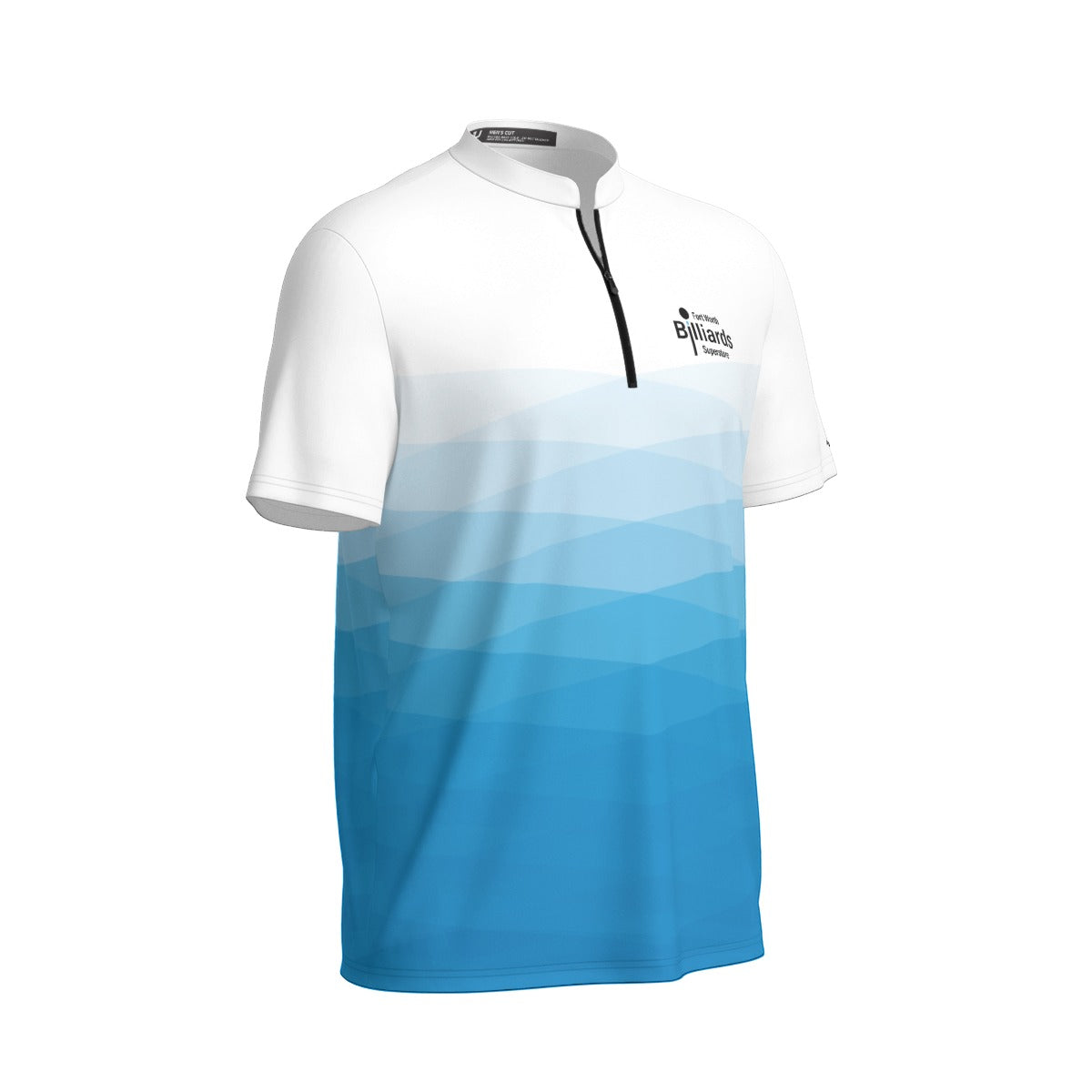 Fort Worth Billiards Men's Sports Collar Jersey