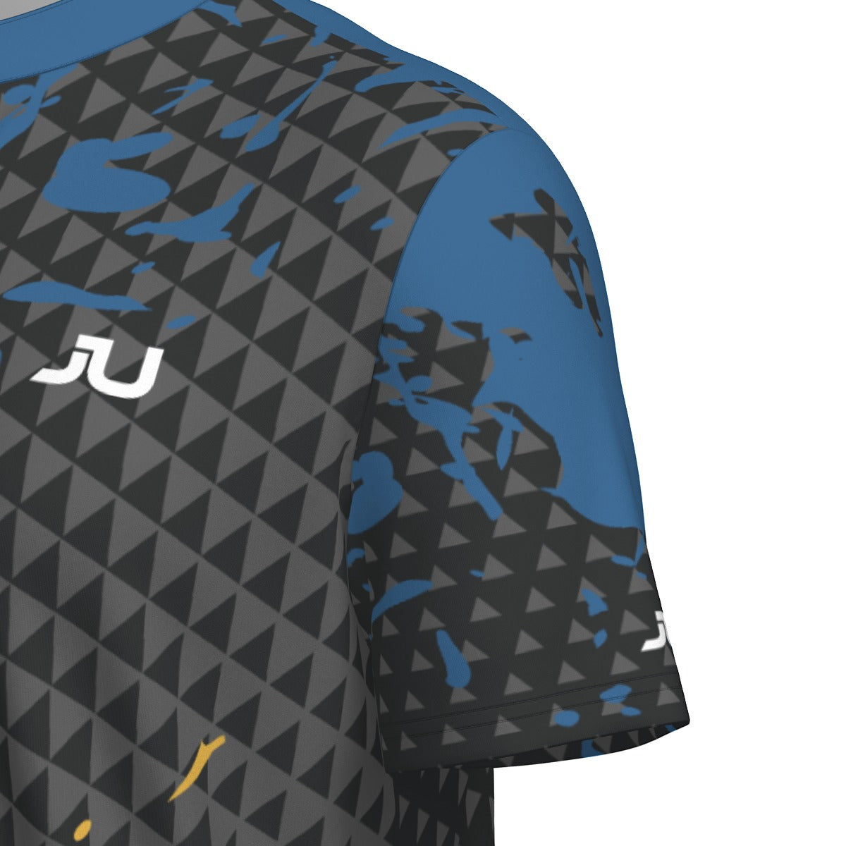 Splash Blue Men Sport Collar