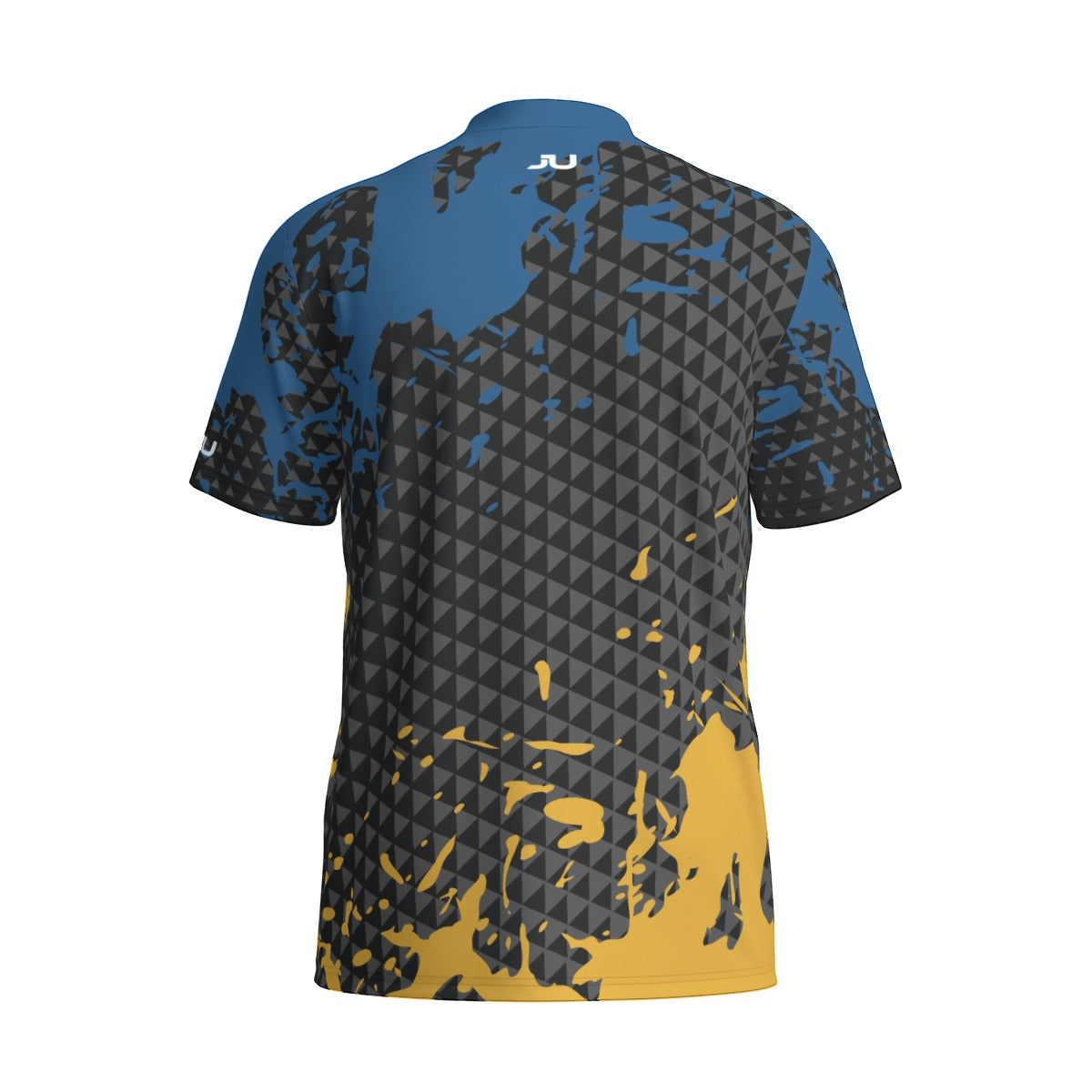 Splash Blue Men Sport Collar