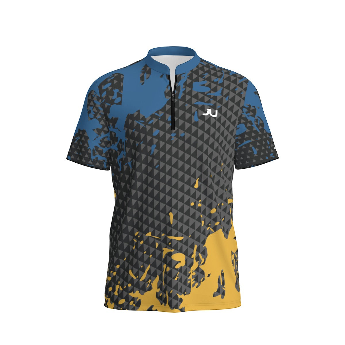 Splash Blue Men Sport Collar