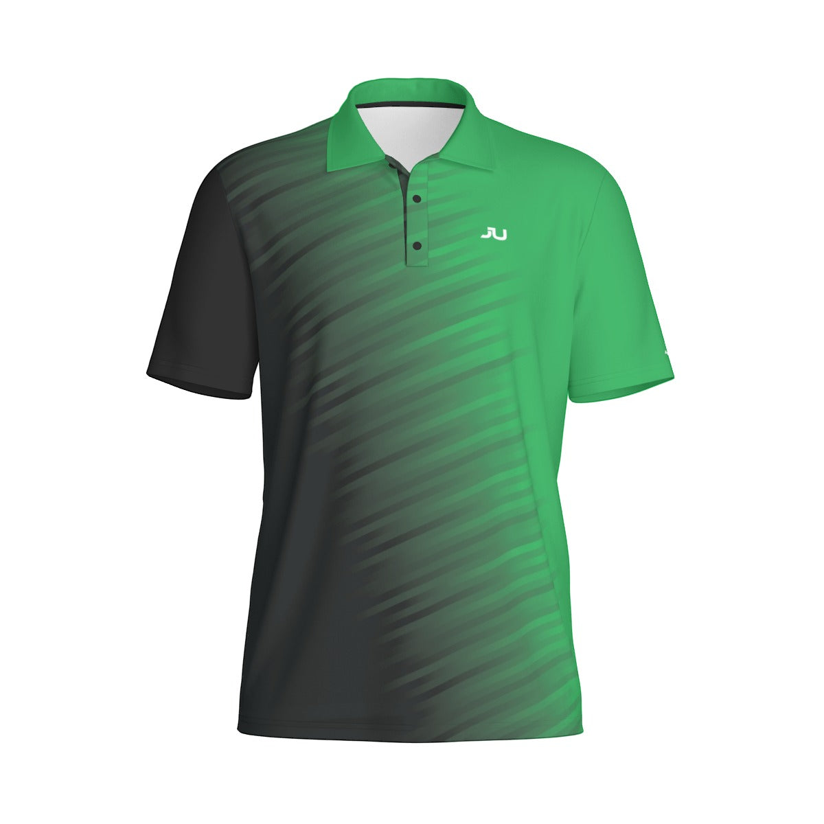 JUS Crossfade Green Men's Polo