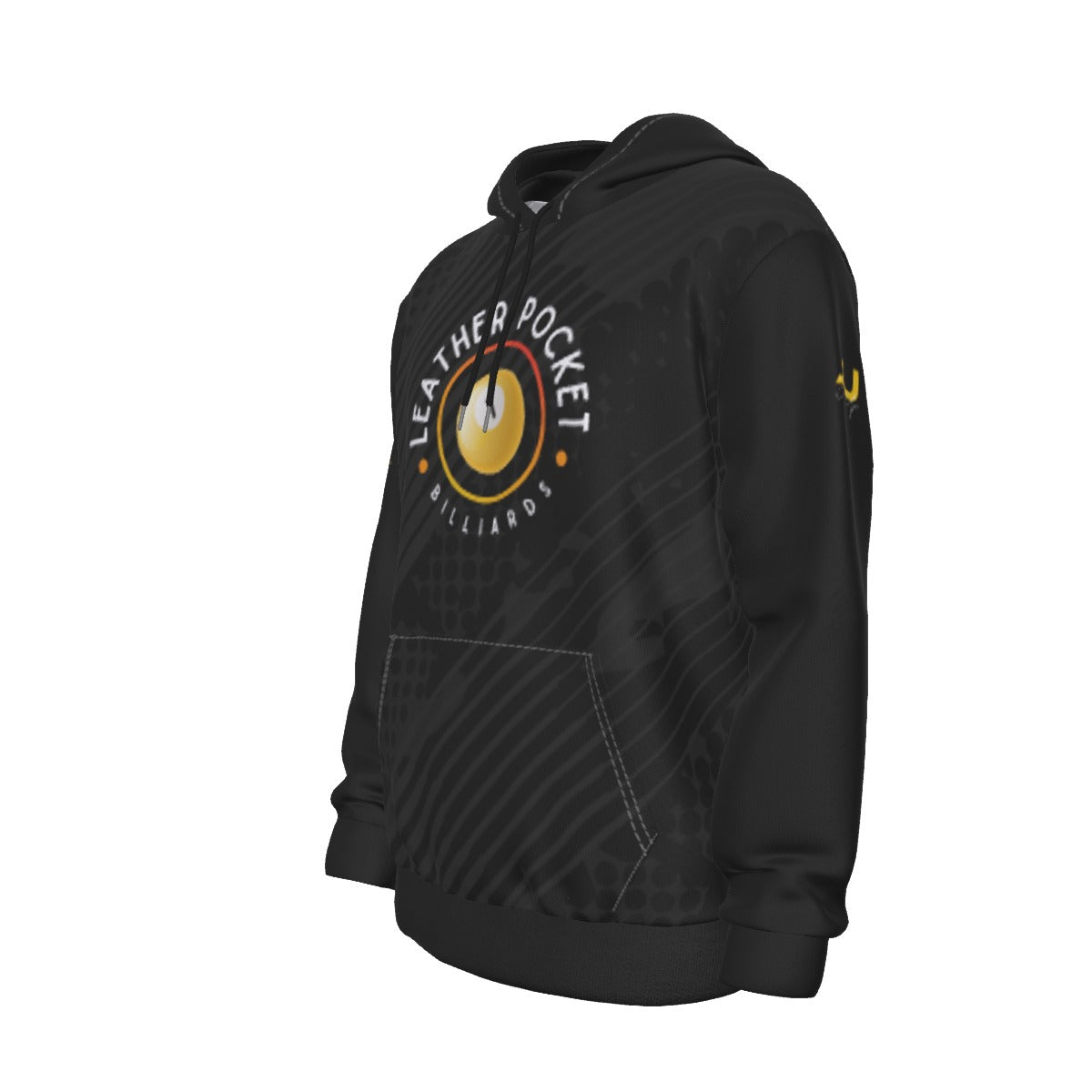 Leather Pocket Dark Grunge Hoodie