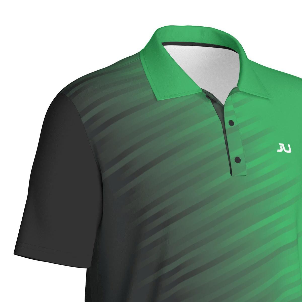 JUS Crossfade Green Men's Polo